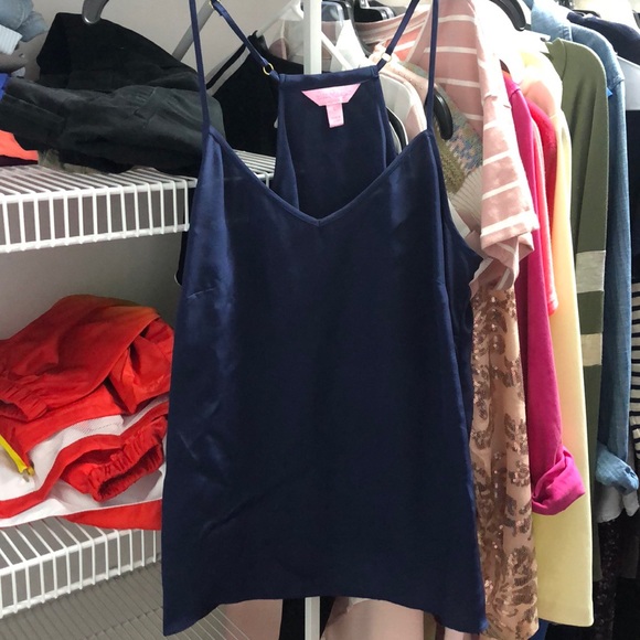 Lily Pulitzer navy top - Picture 1 of 3